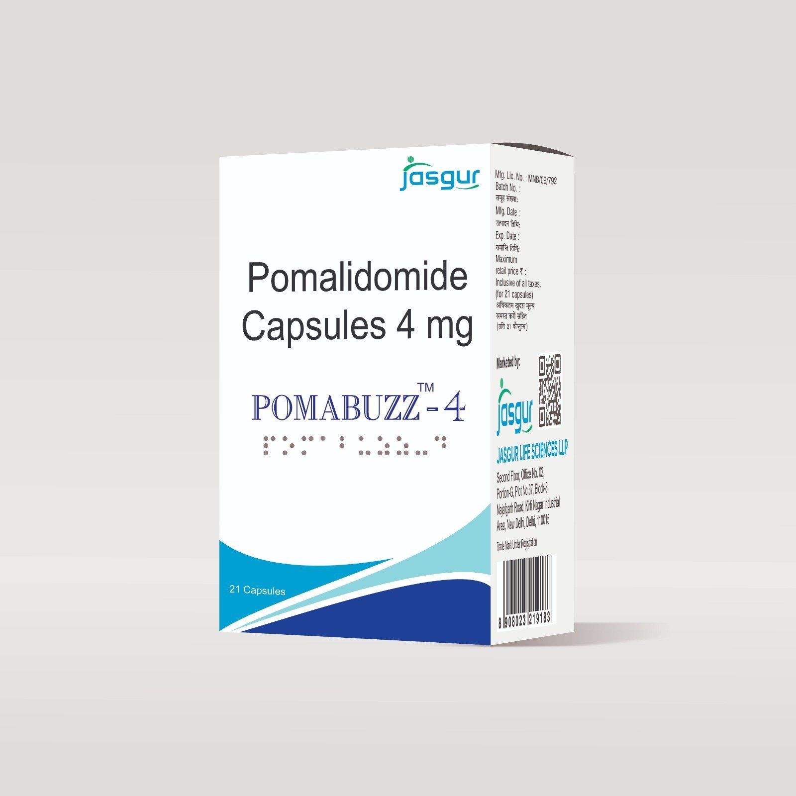 Pomalidomide 4 Mg Capsules